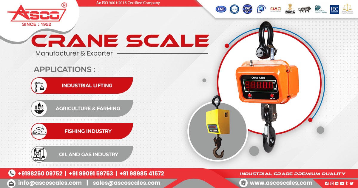 Crane Scale in Manufacturers in Ahmedabad