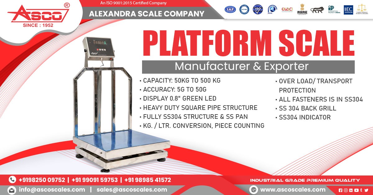 Supplier of Platform Scale in Gujarat