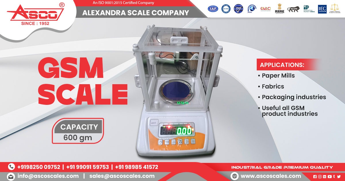 Supplier of GSM Weighing Scale in Gujarat
