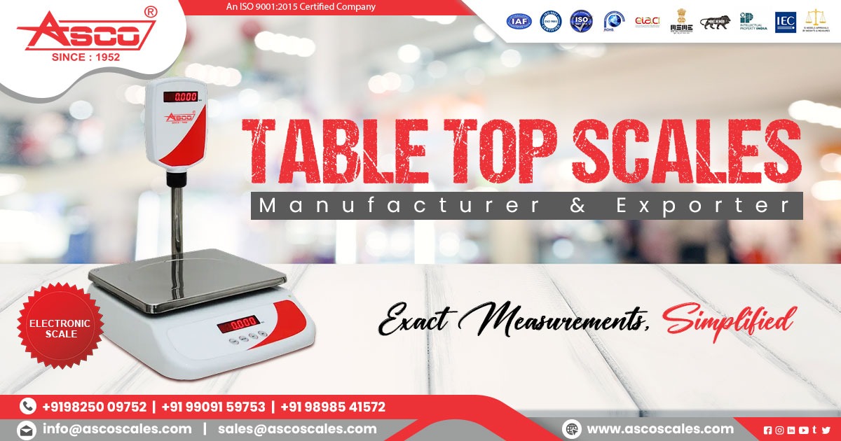 Electronic Table Top Weighing Scale in Gujarat