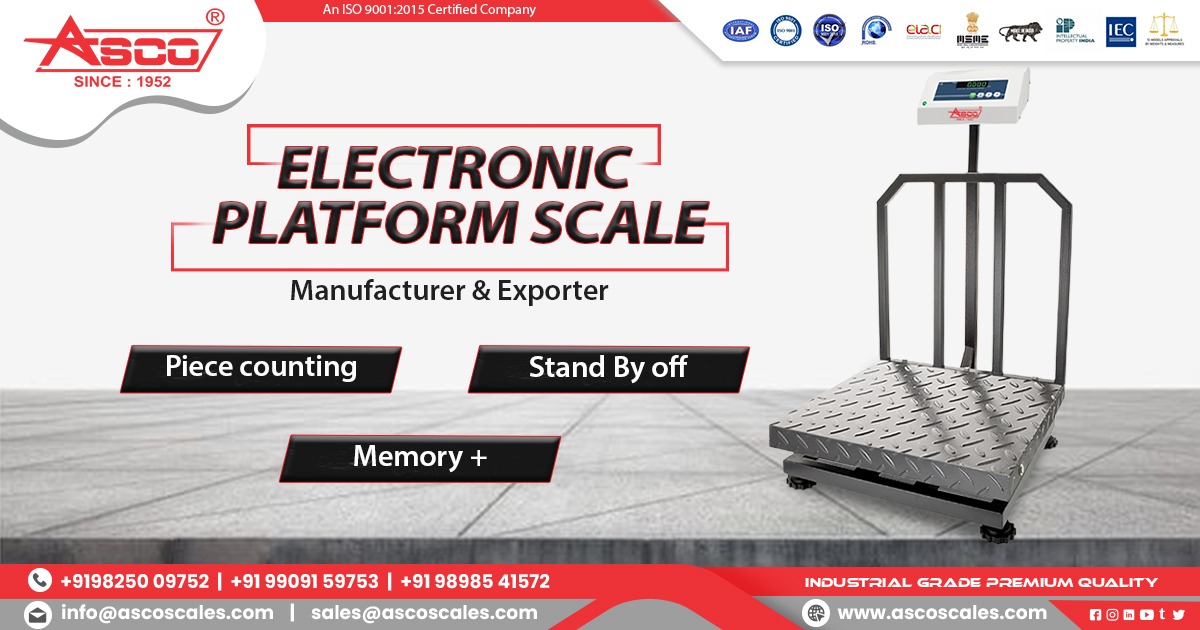 Best Electronic Platform Weighing Scale in Gujarat